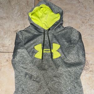 Women’s grey Under Armour hoodie